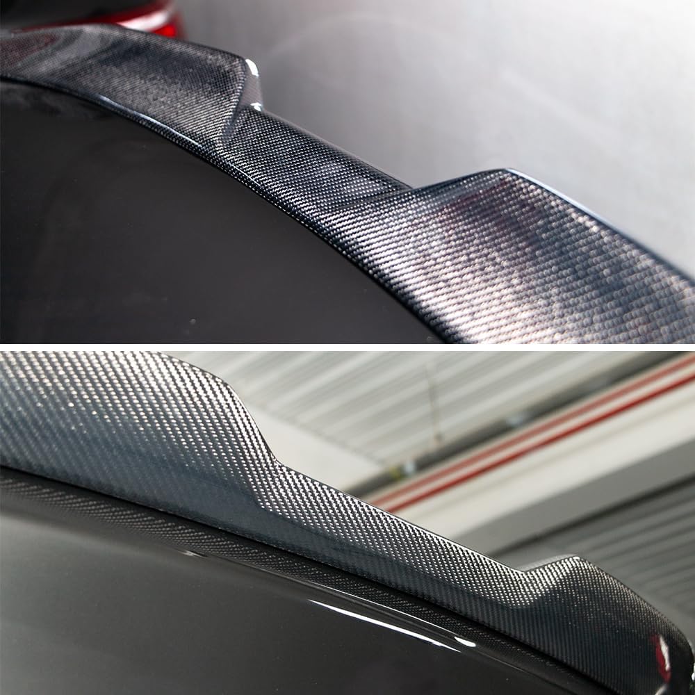 AeroBon Real Carbon Fiber Trunk Spoiler Compatible with 2014-2024 Infiniti Q50 Q50S Rear Spoiler (MP Style) Motorsport Performance