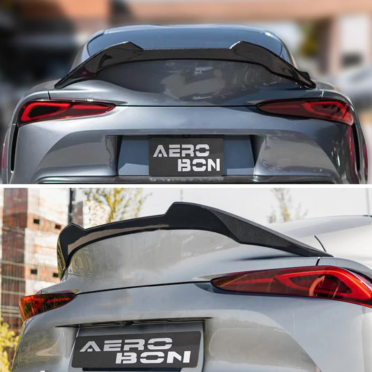 AeroBon Carbon Fiber Trunk Spoiler GR Supra A90/A91 (2020-2026) MP - installed on vehicle