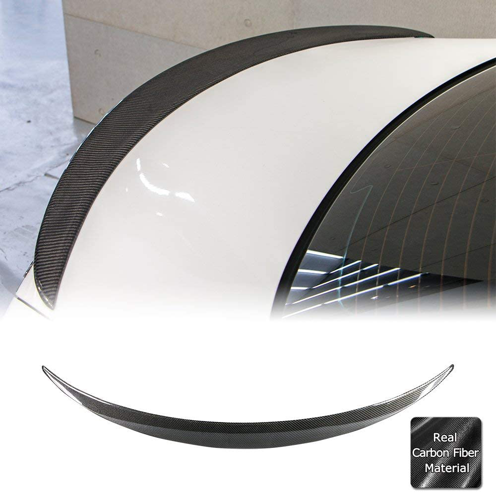 AeroBon Real Carbon Fiber Trunk Spoiler Wing Compatible with Mercedes CLA C117 2013-2019 (AMG Style)