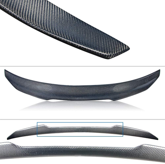 AeroBon Carbon Fiber Trunk Spoiler A5 8T3 (2007-2016) H - installed on vehicle