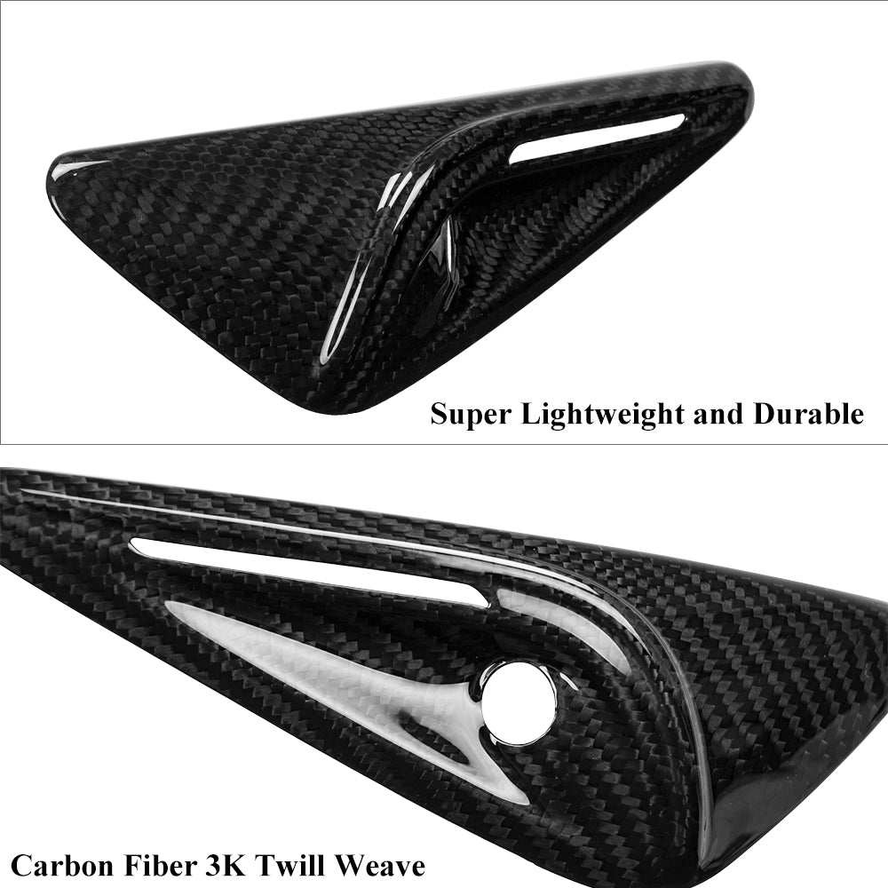 AeroBon CF Side Camera Overlay Tesla Model 3 Highland (2024-2025) - close-up detail