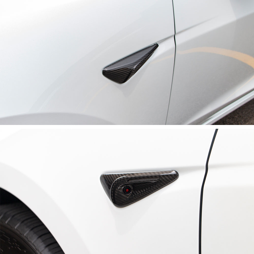 AeroBon CF Side Camera Overlay Tesla Model 3 Highland (2024-2025) - product detail view