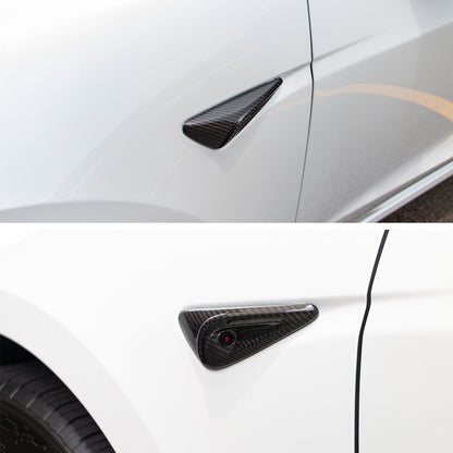 AeroBon CF Side Camera Overlay Tesla Model 3 Highland (2024-2025) - product detail view