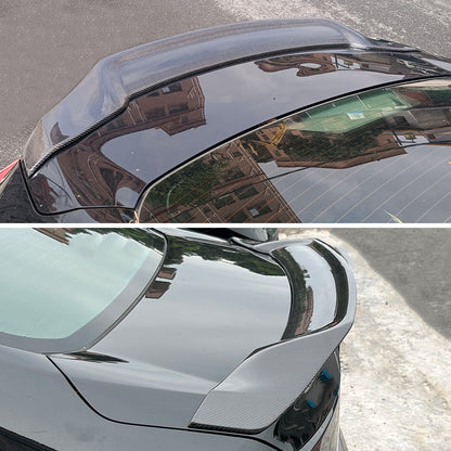AeroBon Real Carbon Fiber Trunk Spoiler Compatible with 2018-2022 Honda Accord Spoiler (TR Style)