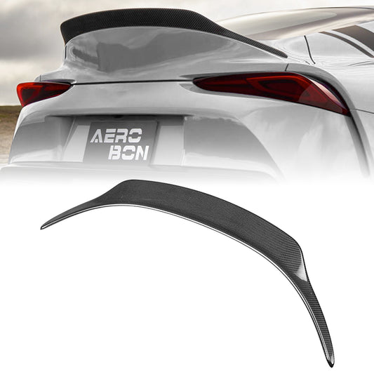 AeroBon Real Carbon Fiber Trunk Spoiler Compatible with 2020-2026 Toyota GR Supra A90 A91 Rear Spoiler (OE Style)