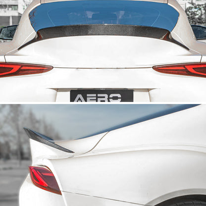 AeroBon Real Carbon Fiber Trunk Spoiler Compatible with 2020-2026 Toyota GR Supra A90 A91 Rear Spoiler (OE Style)