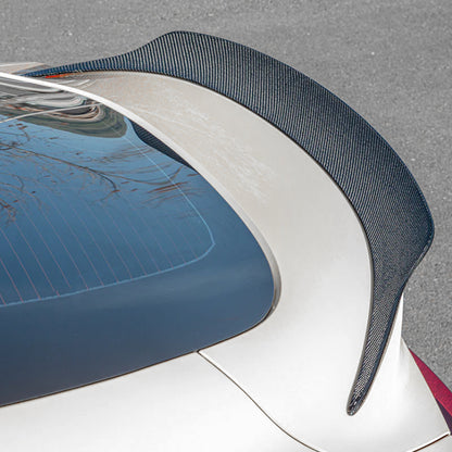 AeroBon Real Carbon Fiber Trunk Spoiler Compatible with 2020-2026 Toyota GR Supra A90 A91 Rear Spoiler (OE Style)