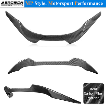 AeroBon Real Carbon Fiber Trunk Spoiler Compatible with 2020-2026 Toyota GR Supra A90 A91 Rear Spoiler (MP Style) Motorsport Performance