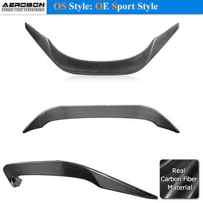 AeroBon Carbon Fiber Trunk Spoiler GR Supra A90/A91 (2020-2026) OS - product display view