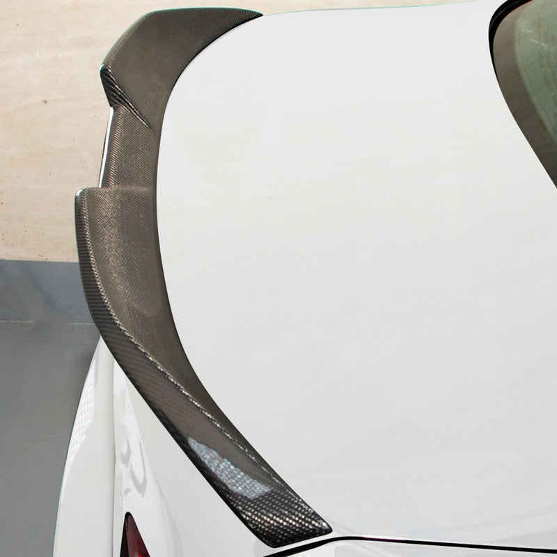 AeroBon Real Carbon Fiber Trunk Spoiler Compatible with 2011-2016 BMW 5 Series F10 Sedan F10 M5 Spoiler (MP Style) Motorsport Performance