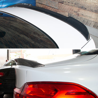 AeroBon Carbon Fiber Trunk Spoiler BMW 4 Series F32 (2013-2020) CS - close-up detail