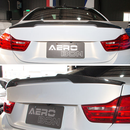 AeroBon Carbon Fiber Trunk Spoiler BMW 4 Series F32 (2013-2020) MV - installed on vehicle