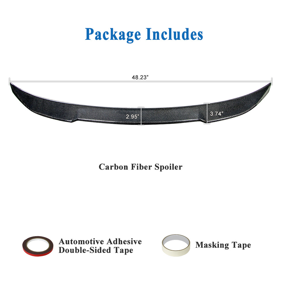 AeroBon CF Trunk Spoiler BMW 3 Series G20 / M3 G80 (2019-2026) CS - product detail view