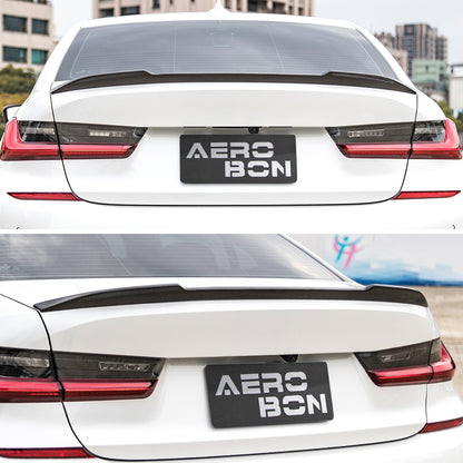 AeroBon CF Trunk Spoiler BMW 3 Series G20 / M3 G80 (2019-2026) CS - installed on vehicle