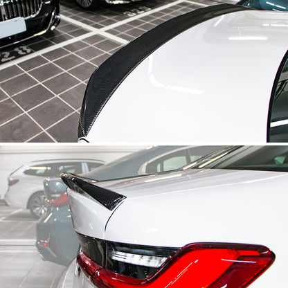 AeroBon CF Trunk Spoiler BMW 3 Series G20 / M3 G80 (2019-2026) - close-up detail