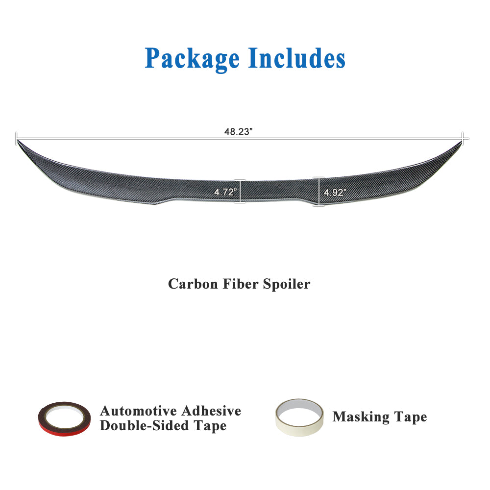 AeroBon CF Trunk Spoiler BMW 3 Series G20 / M3 G80 (2019-2026) CP - product detail view