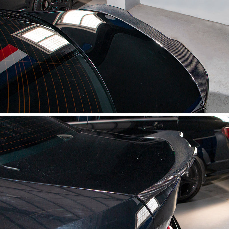 AeroBon Real Carbon Fiber Trunk Spoiler Compatible with 2019-2026 BMW 3 Series G20 Sedan M3 G80 Rear Spoiler (CP Style) Competition Pro