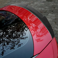AeroBon Real Carbon Fiber Trunk Spoiler Compatible with 2018-2023 Kia Stinger Spoiler (MV Style)