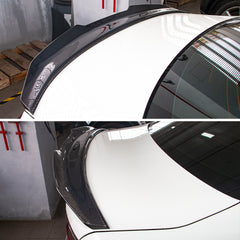 AeroBon Real Carbon Fiber Trunk Spoiler Compatible with 2019-2025 Nissan Altima Spoiler (H Style)