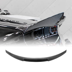 AeroBon Real Carbon Fiber Trunk Spoiler Compatible with 2007-2016 Audi A5 Coupe Rear Spoiler 8T3 (MV Style)
