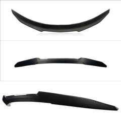 AeroBon Real Carbon Fiber Trunk Spoiler Compatible with 2024 2025 Tesla Model 3 Highland Spoiler (H Style)