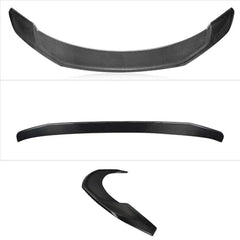 AeroBon Real Carbon Fiber Trunk Spoiler Compatible with 2024 2025 Tesla Model 3 Highland Spoiler (Big Style)