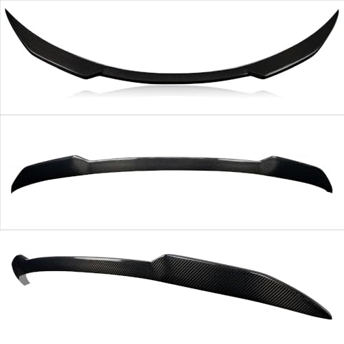 AeroBon Real Carbon Fiber Trunk Spoiler Compatible with 2022-2025 BMW 2 Series G42 Coupe and G87 M2 Spoiler (MP1 Style)