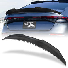 AeroBon Real Carbon Fiber Trunk Spoiler Compatible with 2023–2025 Honda Accord 11th Gen Sedan Rear Spoiler (H Style)