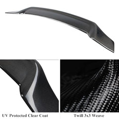 AeroBon Real Carbon Fiber Trunk Spoiler Compatible with 2023-2025 Honda Accord 11th Gen Sedan Rear Spoiler (TR Style)