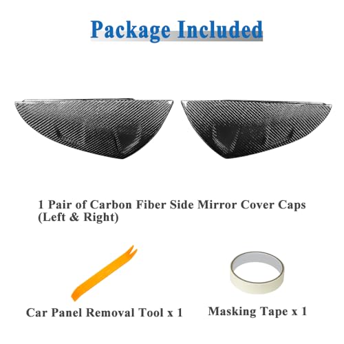 AeroBon Carbon Fiber Mirror Caps Lexus IS XE30 (2021-2025) - detail close-up