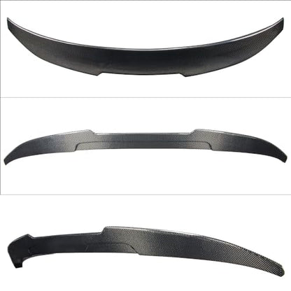 AeroBon Real Carbon Fiber Trunk Spoiler Compatible with 2022-2026 Honda Civic 4-Door Sedan Spoiler (H Style)