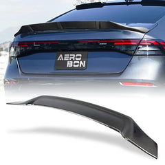 AeroBon Real Carbon Fiber Trunk Spoiler Compatible with 2023-2025 Honda Accord 11th Gen Sedan Rear Spoiler (TR Style)