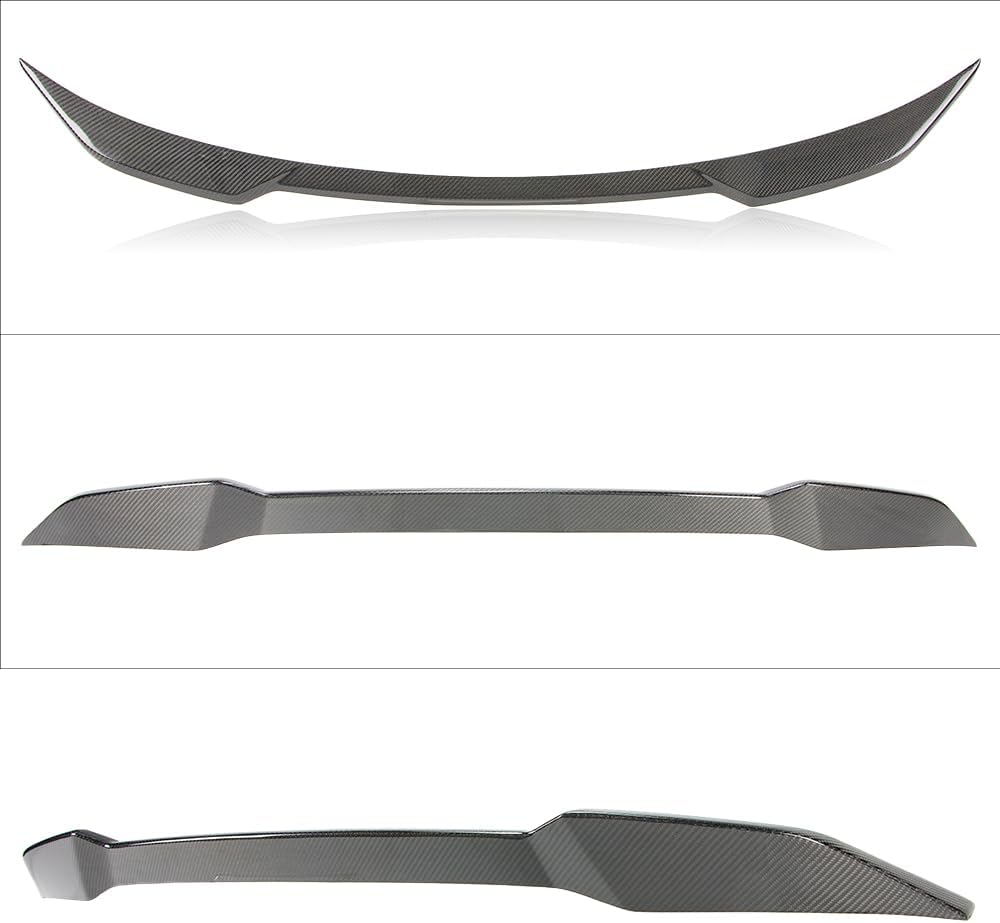 AeroBon Real Carbon Fiber Trunk Spoiler Compatible with 2021-2025 BMW 4 Series G26 Gran Coupe and G26 i4 Spoiler (G26 MP Style)