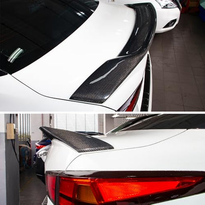 AeroBon Real Carbon Fiber Trunk Spoiler Compatible with 2019-2025 Nissan Altima Rear Spoiler (TR Style) Tuned Racing