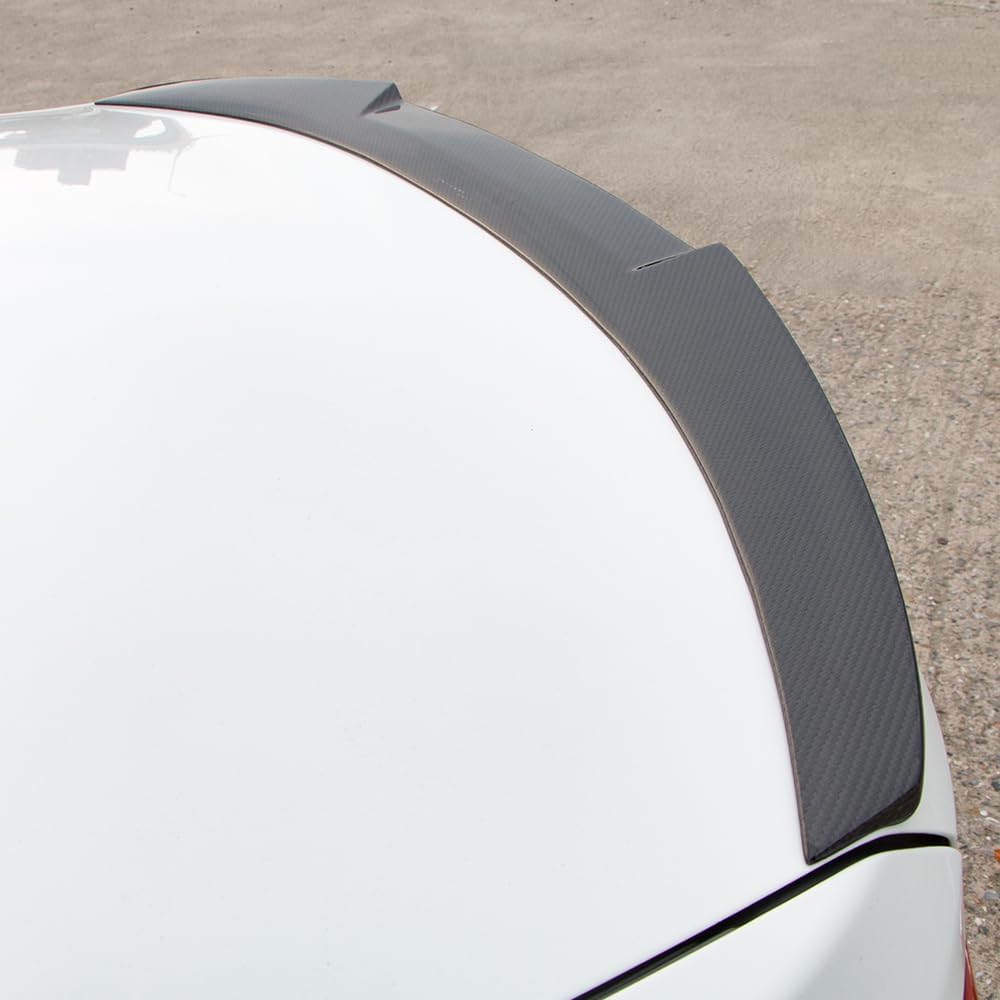 AeroBon Real Carbon Fiber Trunk Spoiler Compatible with 2019-2026 BMW 3 Series G20 Sedan M3 G80 Rear Spoiler (MV Style) Motorsport Version