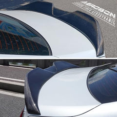 AeroBon Real Carbon Fiber Trunk Spoiler Compatible with 2022-2025 Honda Civic Sedan Spoiler 11th Gen (MP Style)