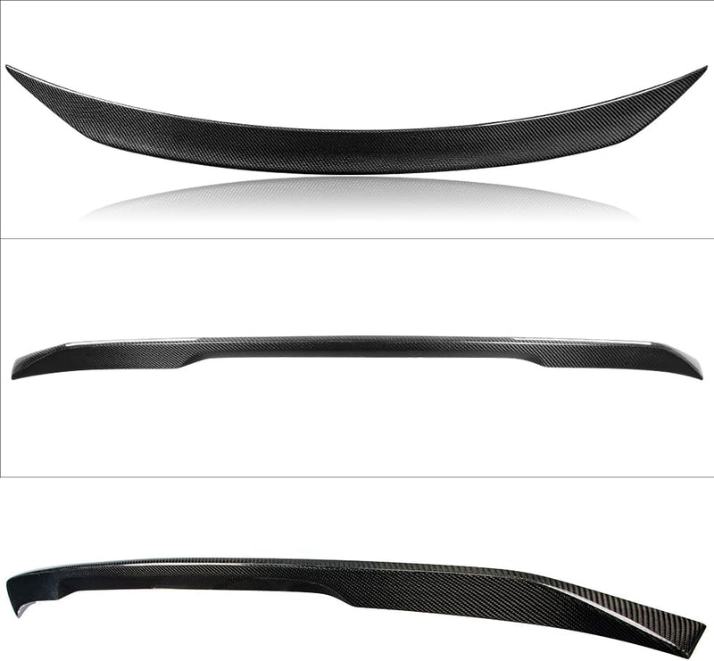 AeroBon Real Carbon Fiber Trunk Spoiler Compatible with 2019-2025 BMW 3 Series G20 Sedan G80 M3 Spoiler (G20 MP Style)