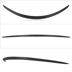 AeroBon Real Carbon Fiber Trunk Spoiler Compatible with 2012-2024 Tesla Model S Spoiler Matte (Plaid Style)