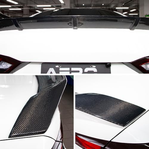 AeroBon Real Carbon Fiber Trunk Spoiler Compatible with 2018-2024 Toyota Camry Rear Spoiler (TR Style) Tuned Racing