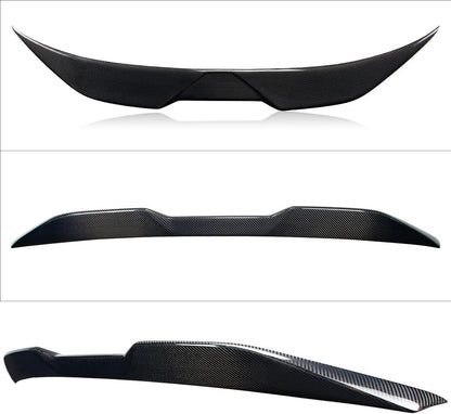 AeroBon Real Carbon Fiber Trunk Spoiler Compatible with 2007-2014 Infiniti G35, G37, G25, Q40 4-Door Sedan Rear Spoiler (MP Style) Motorsport Performance