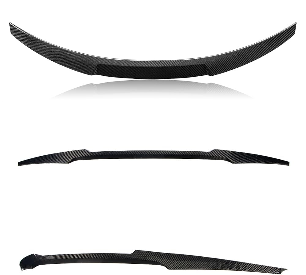 AeroBon Real Carbon Fiber Trunk Spoiler Compatible with 2018-2024 Audi A5 S5 RS5 Spoiler B9 Coupe 2-Door (MV Style)