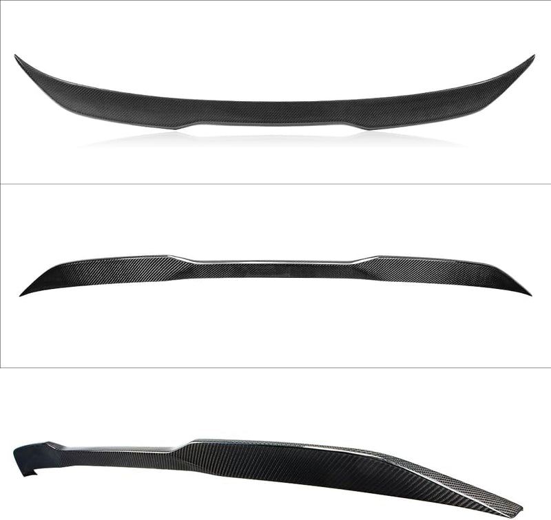 AeroBon Real Carbon Fiber Trunk Spoiler Compatible with 2019-2025 BMW 3 Series G20 Sedan G80 M3 Spoiler (Pro Competition Style)