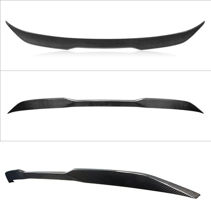 AeroBon Real Carbon Fiber Trunk Spoiler Compatible with 2010-2016 BMW 5 Series F10 Sedan F10 M5 Spoiler (Pro Competition Style)