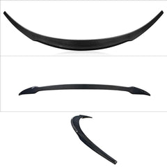 AeroBon Real Carbon Fiber Trunk Spoiler Compatible with 2024 2025 Tesla Model 3 Highland Spoiler (Rev Style)