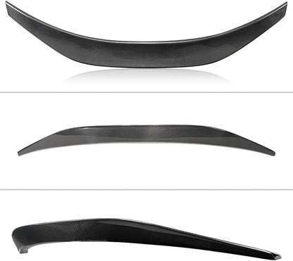 AeroBon Real Carbon Fiber Trunk Spoiler Compatible with 2017-2024 Alfa Romeo Giulia Sedan Spoiler (H+ Style)