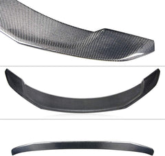 AeroBon Real Carbon Fiber Trunk Spoiler Compatible with 2017-2023 Tesla Model 3 Rear Spoiler (Big Style)