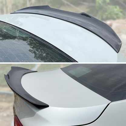 AeroBon Real Carbon Fiber Trunk Spoiler Compatible with 2018-2024 Toyota Camry Rear Spoiler (H Style) High Kick