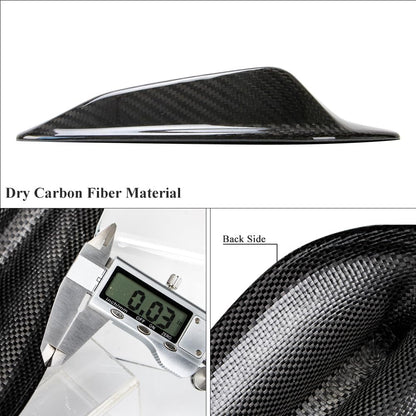 AeroBon Dry Carbon Fiber Antenna Cover Compatible with 2023-2025 BMW 2 Series G42 Coupe G87 M2, 3 Series G20 Sedan (LCI) G80 M3, 4 Series G22 Coupe G82 M4 Shark Fin Antenna Cover Cap