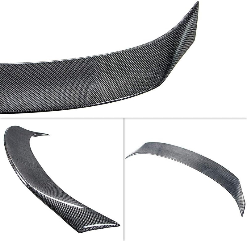 AeroBon Real Carbon Fiber Trunk Spoiler Compatible with 2014-2020 Lexus (XE30) IS250 IS300 IS350 Sedan (AR Style)