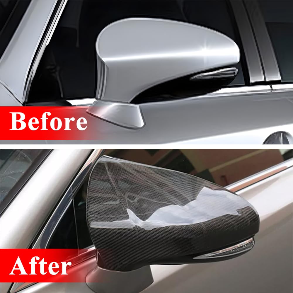 AeroBon CF Mirror Cap Overlays Lexus IS XE30 (2014-2020) - close-up detail